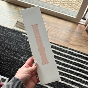 Apple brand Smartwatch Silicone Band in Pink Sand 40mm